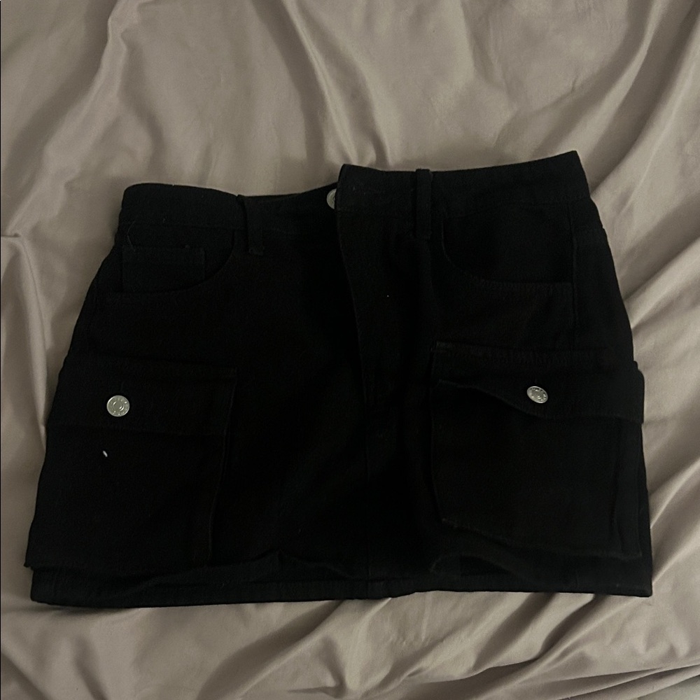 Black Women's mini skirt